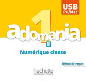 Image de Adomania 1 : Manuel numérique classe enseignant (clé USB)