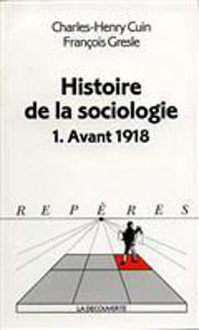 Picture of Histoire de la Sociologie.1. Avant 1918.