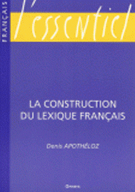 Image de la Construction du lexique français
