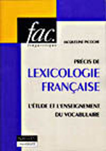 Image de Précis de lexicologie française