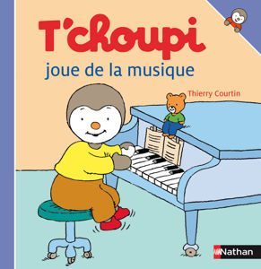 Image de T'choupi joue de la musique