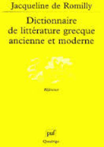 Image de Dictionnaire de littérature grecque ancienne et moderne
