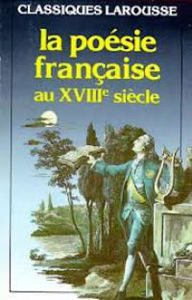 Image de La poésie française au XVIIIème siècle