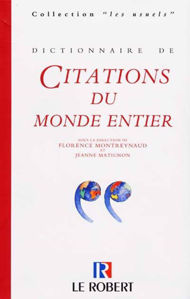 Picture of Dictionnaire des citations du monde entier