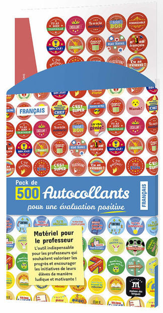 Image de Pack de 500 autocollants pour l’évaluation en français
