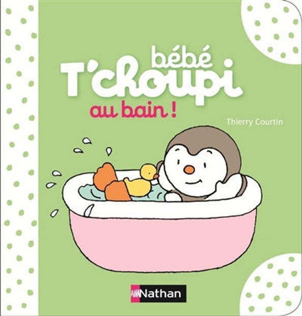 Image de Bébé Tchoupi au bain