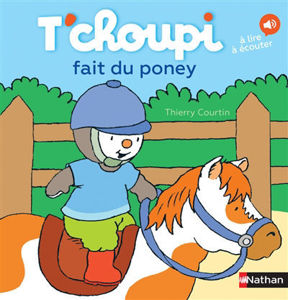 Image de T'choupi fait du poney