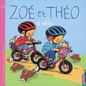 Picture of Zoé et Théo à vélo