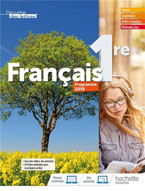 Image de Français 1re : programme 2019 - Collection L'écume des lettres