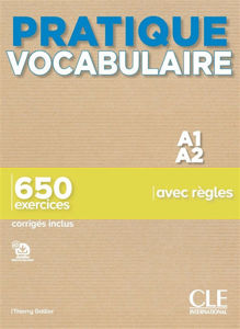 Image de Pratique vocabulaire A1-A2 : 650 exercices avec règles : corrigés inclus