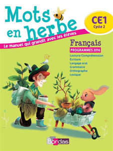 Picture of Mots en herbe, français : CE1, cycle 2 : programmes 2016