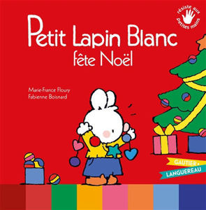 Image de Petit Lapin Blanc fête Noël