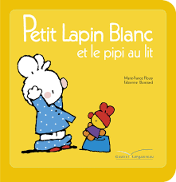 Image de Petit Lapin Blanc et le pipi au lit