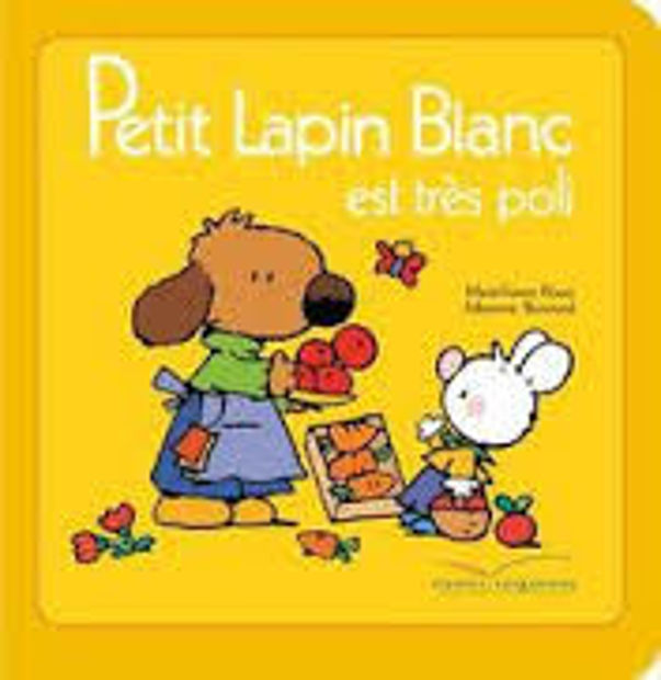 Image de Petit Lapin Blanc est très poli