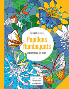 Image de Papillons flamboyants : 100 dessins à colorier alerte Virginie Guyard