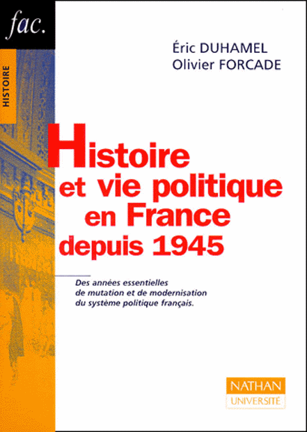 Image de Histoire et vie politique en France depuis 1945