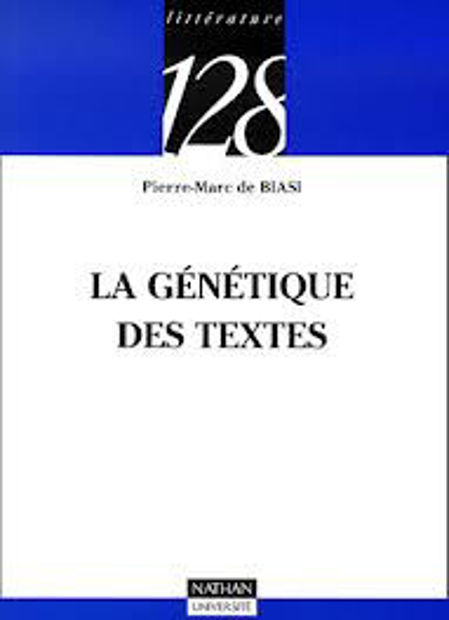 Image de La Génétique des Textes