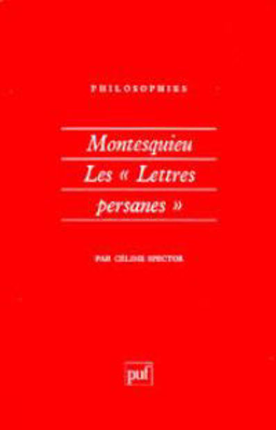 Image de Montesquieu. Les" Lettres Persanes".