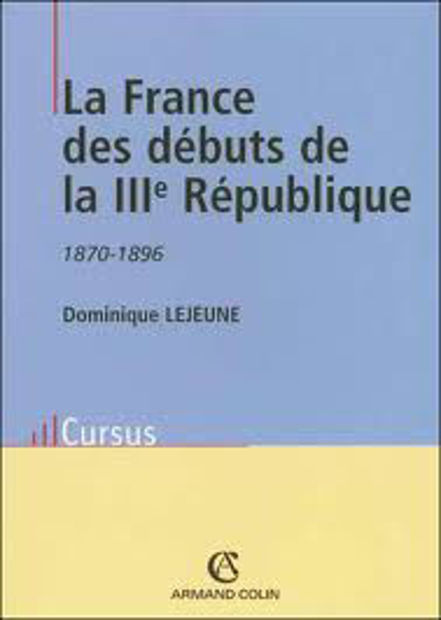 Image de La France des débuts de la IIIe République