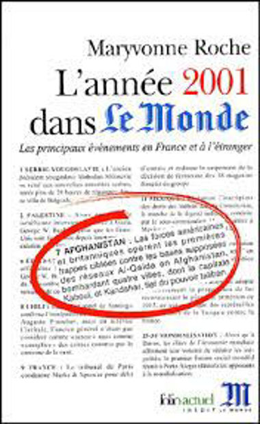Image de L'année 2001 dans Le Monde