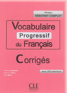 Image de Vocabulaire Progressif du français - niveau débutant complet - corrigés