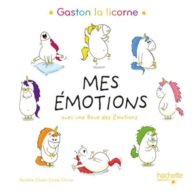 Image de Mes émotions : Gaston la licorne : avec une roue des émotions