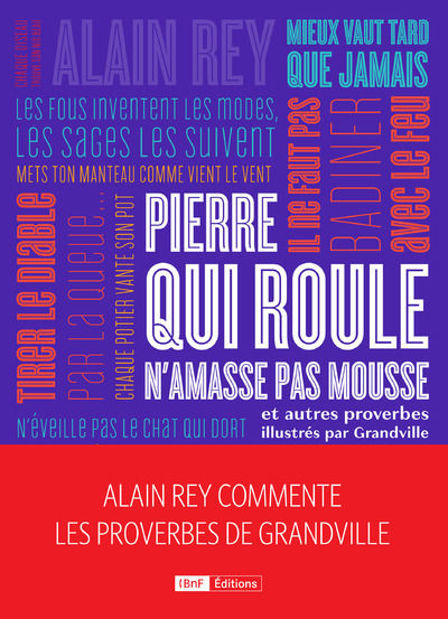 Image de Pierre qui roule n'amasse pas mousse : et autres proverbes