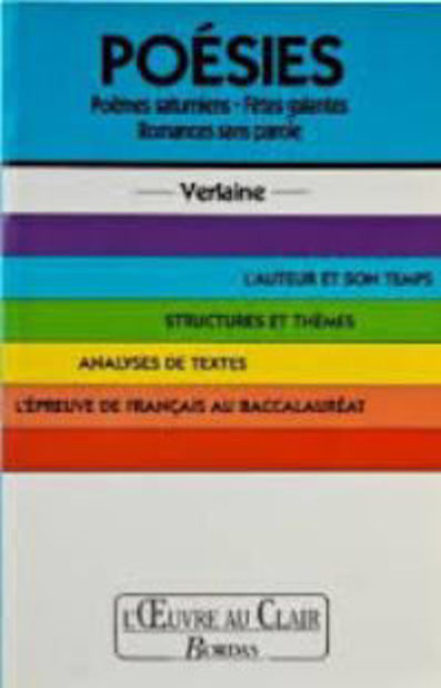 Image de Poésies. Verlaine