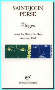 Image de Eloges suivi de La Gloire des Rois, Anabase, Exil