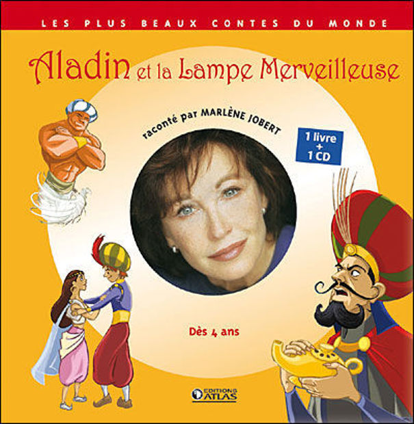 Image de Aladin et la lampe merveilleuse raconté par Marlène Jobert