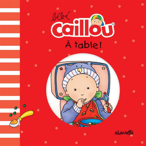 Image de Bébé Caillou A table !