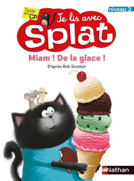 Image de Miam ! De la glace!  - Je lis avec Splat niveau 3