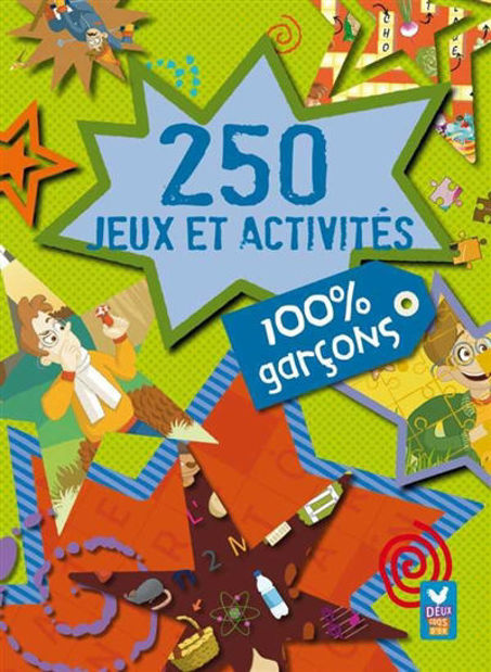 Image de 250 jeux et activités : 100% garçons !