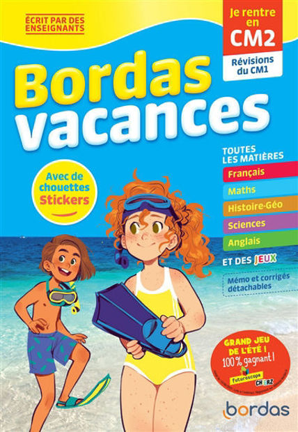 Image de Bordas vacances : je rentre en CM2 : révisions du CM1