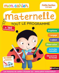 Image de Mon cahier maternelle - tout le programme - petite section 3-4 ans