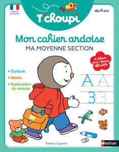 Image de T'choupi mon cahier ardoise effaçable - Ma moyenne section - 4 ans