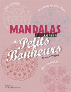Εικόνα της Mandalas des petits bonheurs à colorier