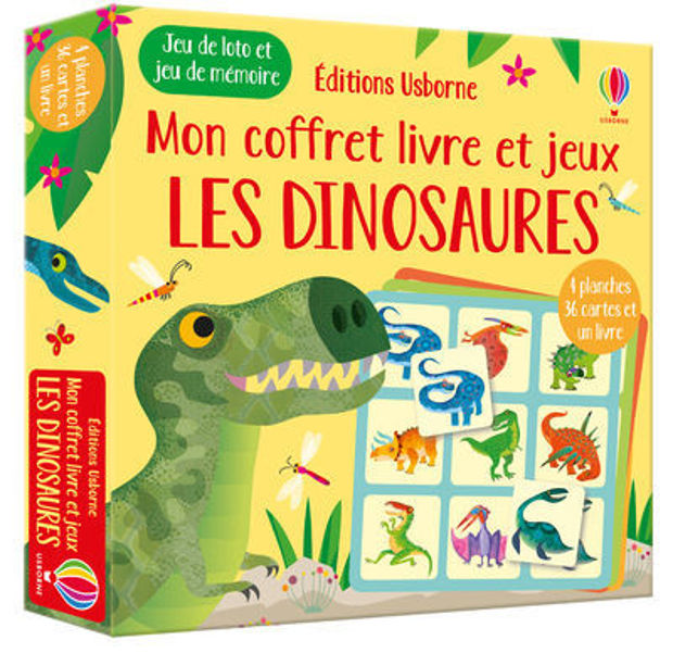 Image de Les dinosaures - Mon coffret livre et jeux