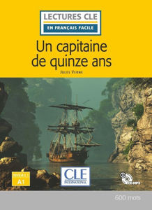 Image de Un capitaine de quinze ans Niveau A1 - livre & CD MP3 inclus