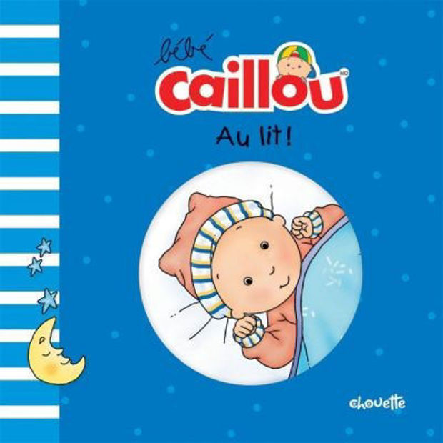 Image de Bébé Caillou Au lit !