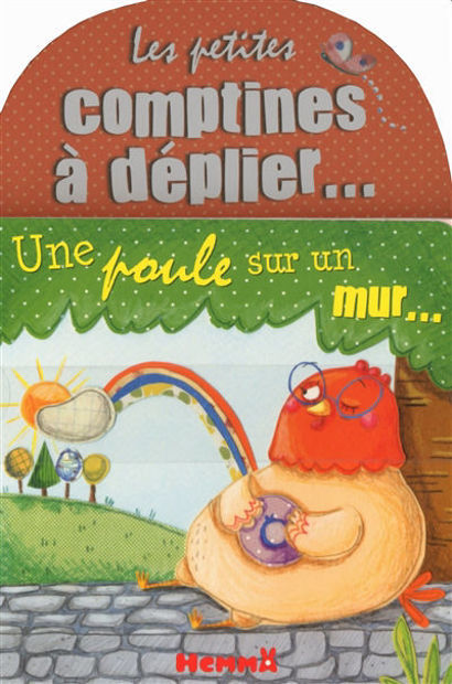 Image de Une poule sur un mur...