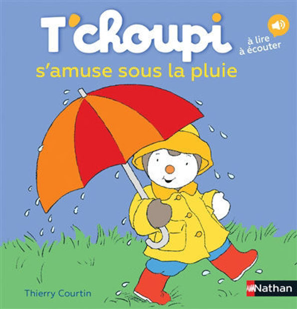 Image de T'choupi s'amuse sous la pluie