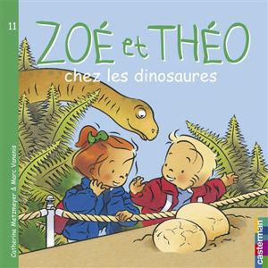 Image de Zoé et Théo chez les dinosaures