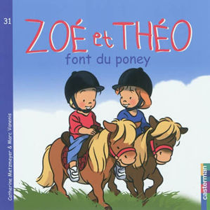 Image de Zoé et Théo font du poney