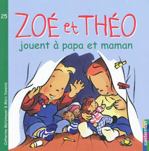 Image de Zoé et Théo jouent à papa et maman