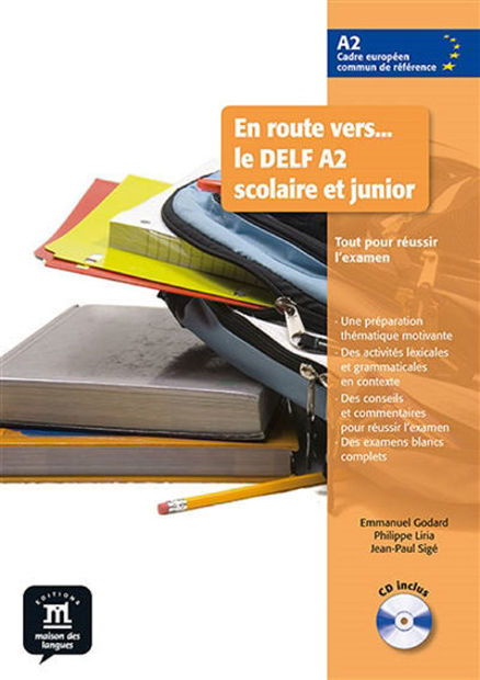 Image de En route vers le Delf A2 Scolaire et Junior +CD Audio