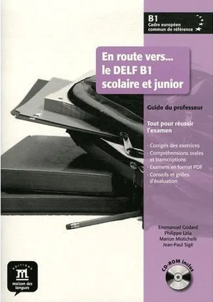 Image de En route vers le Delf B1 Scolaire et Junior+CD Audio Guide Pédagogique