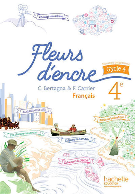 Image de Fleurs d’encre français 4ème, cycle 4