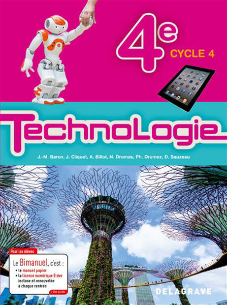 Image de Technologie 4e, cycle 4 : bimanuel élève