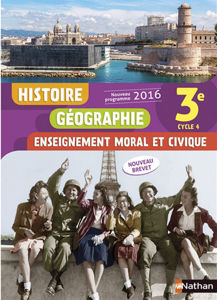 Εικόνα της Histoire, géographie, enseignement moral et civique, 3e, cycle 4 : nouveau programme 2016